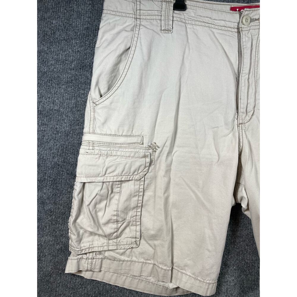 Lee Dungarees Cargo Shorts Men's 38 Beige Flat Front Utility Outdoor Camp - Picture 6 of 10
